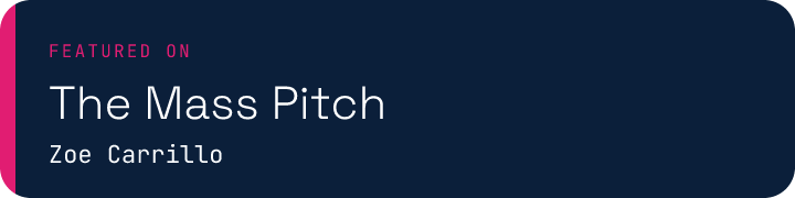 Featured on The Mass Pitch