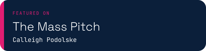 Featured on The Mass Pitch
